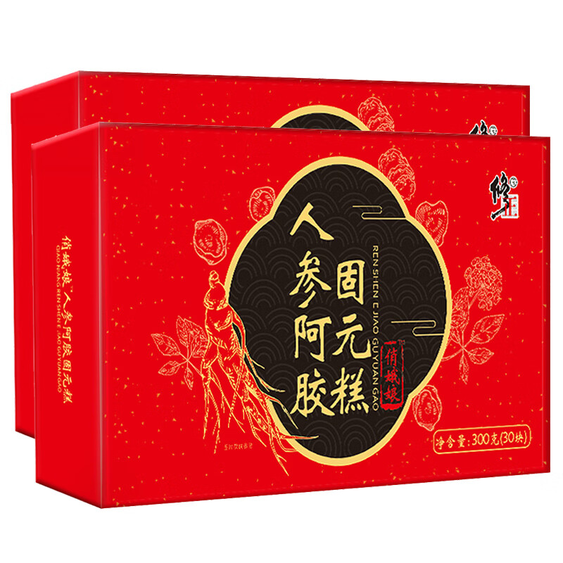 修正阿胶糕手工非补气血女生熬夜低血压贫血补品女人阿娇糕的补血气虚