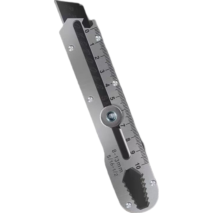 迷你磁吸开箱刀防粘拆快递刀便携式高颜值小号美工刀壁纸刀圆锯齿不易伤手学生用便携拆包裹开箱器 升级款重工黑刃大号美工刀（送2刀片）