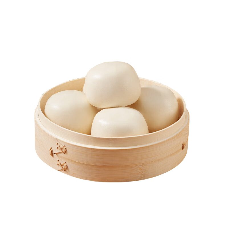 小馍日记山东老面大馒头馍馍纯手工早餐方便面食杂粮千层北方正宗呛面饽饽 2斤【戗面千层馒头】【125g*8个】