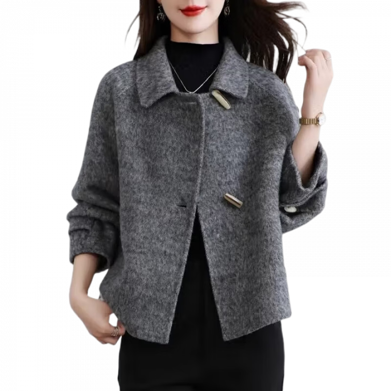 ���ڲ���������Ʒ��˫������ë��������Ů 2025�ﶬ�¿�С����ţ����������Ů ���ɫ M 115-130�� 189Ԫ