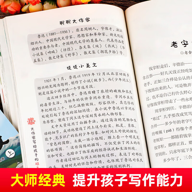 【一二三季任选】大作家写给孩子的精美小散文 全套4册任选 彩色插画版 附赠有声伴读 大师名篇名作提升语文作文水平 大作家写给孩子的经典小散文正版 应急管理出版社 赵集广 著 【一二季】大作家写给孩子的