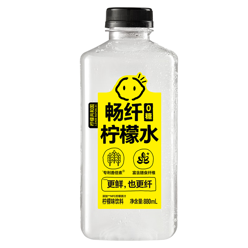 ���ʹ��͹���Lemon Republic����������ˮ0��0֬��������ʳ��ά����ˮ�׸������ĺ�880ml*6ƿ 195.6Ԫ��4��(��48.9Ԫ/��)