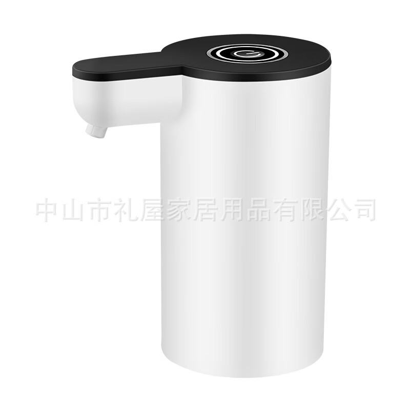 电动桶装水抽水器自动上水吸水水泵抽水机家用迷你无线饮水机批发 爱Q款白色 温热型