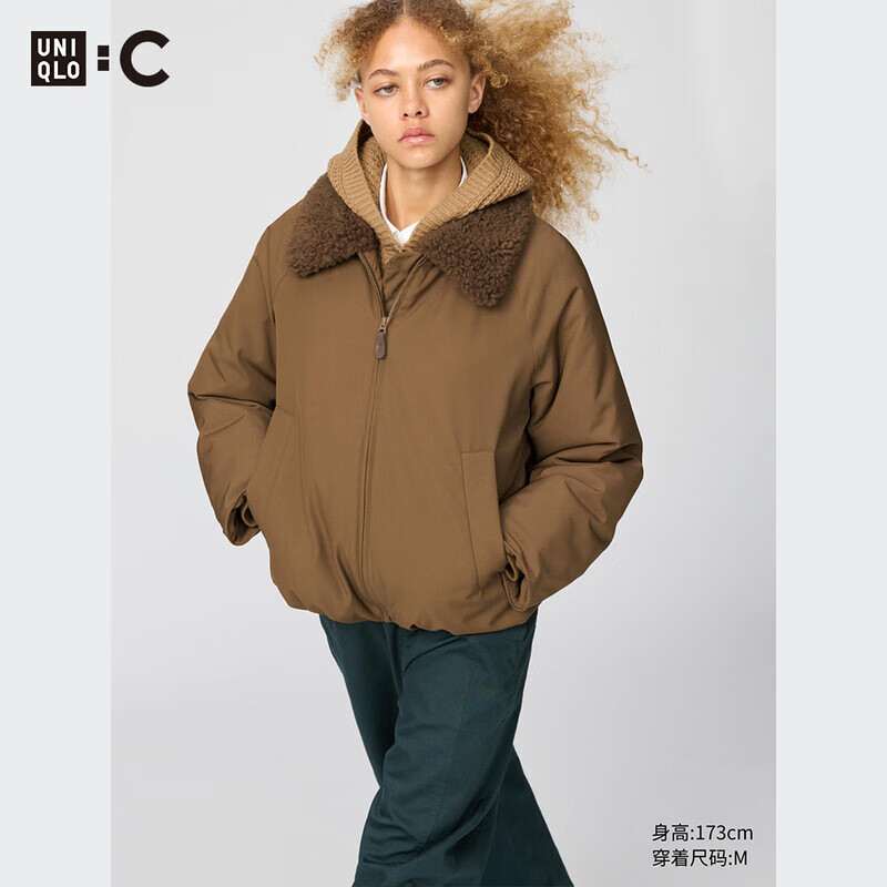 女装PUFFTECH空气棉服茄克/外套夹克25秋冬新款478580 36 褐色 XS 150/76A/XS