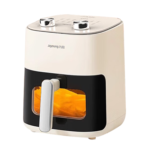 九陽(Joyoung)空氣炸鍋家用5L大容量不用翻面多功能 可視大視窗 低音烘烤 免翻面蒸汽嫩烤蒸烤一體機(jī)KL50-V565