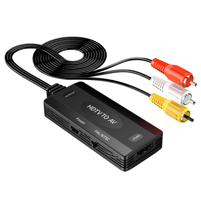 NVV HDMIתAVת���� ������������е���������ʽ���ӻ�����תRCA��׻ƽӵ���ͶӰ��������NV-HCA-1