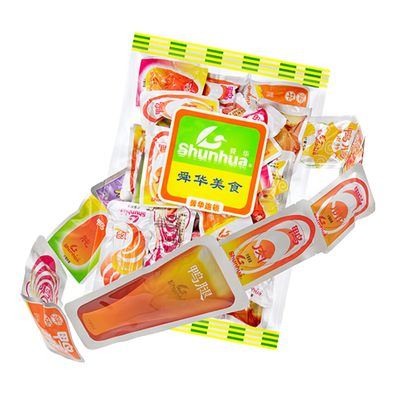 舜華臨武鴨肉散裝零食禮包湖南特產(chǎn)郴州特產(chǎn)美食童年熟食香辣鴨腸 【酸辣十足】香辣鴨腸235g*1袋 散裝