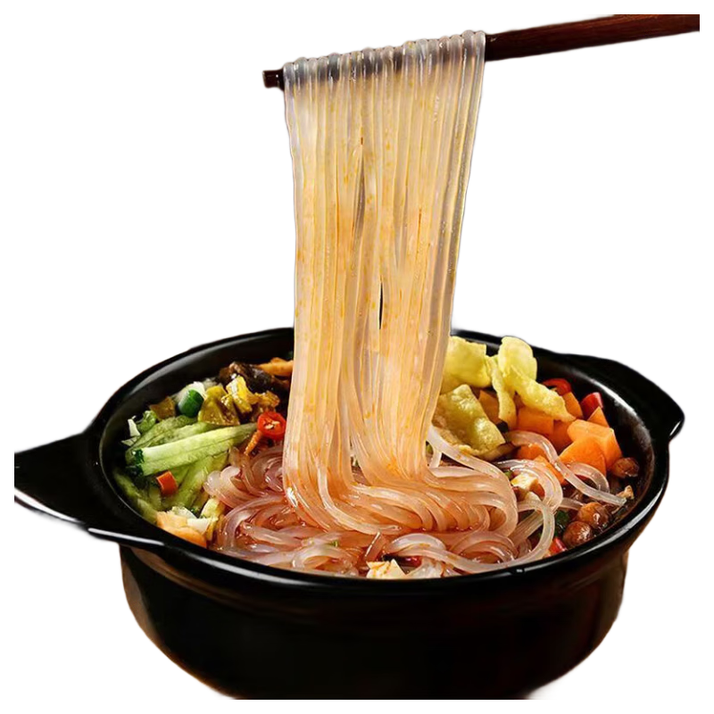 正宗山药葛根粉条纯手工红薯粉条无添加地瓜粉条 【无添加剂】纯山药葛根粉条2包