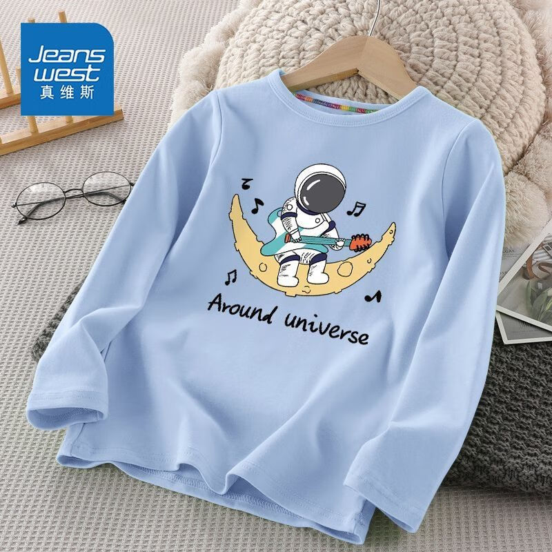 ��ά˹��Jeanswest����ά˹��ͯ����t������2025�¿��ͯ����˧������������װ����� ��������̫���� 90 13.23Ԫ