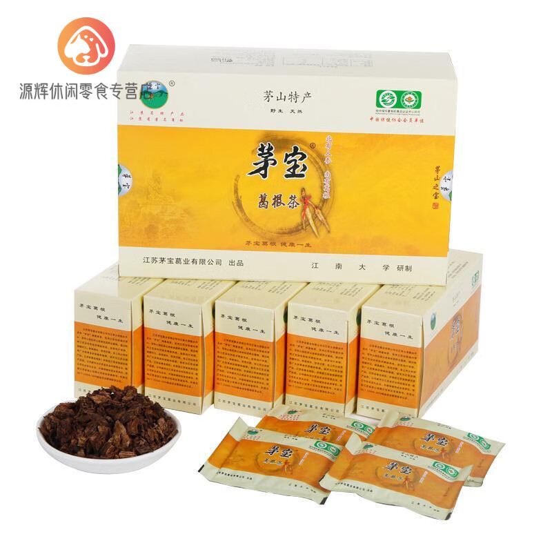 江苏茅宝葛根茶独立小包装食品茅山特产葛根茅山盒装 300克