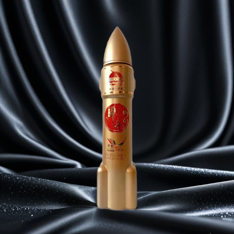 汉武御航天神舟黄水晶 浓香型白酒 500ml*6瓶送礼收藏接待甘肃特产名酒 52%vol 500mL 1瓶 (光瓶)