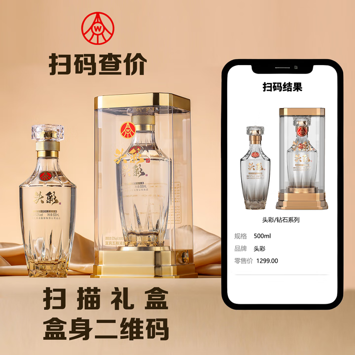 五粮浓香52度浓香型酒 宴请 送礼 自喝 招待 过节 过年用酒 52度 500mL 6瓶 【五粮液·头彩  6瓶原箱】