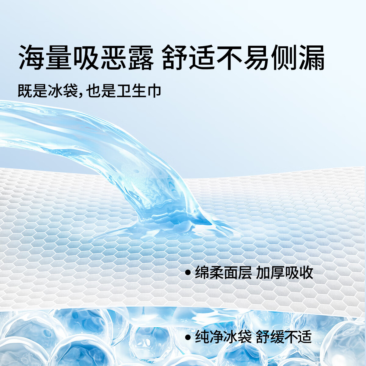 嫚熙(EMXEE)孕妇会阴冷敷贴剖腹破宫产顺产妇伤口贴冰敷垫 3盒装 340*110mm
