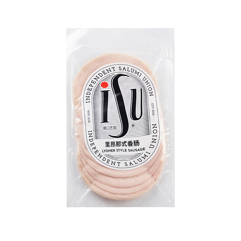 ISU里昂那香肠切片肉肠下酒肠披萨/下酒/早餐辣椒蘑菇即食100g 里昂那式香肠100g切片*3包