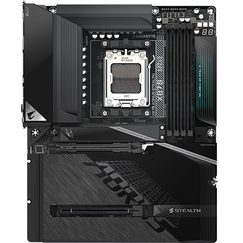 技嘉 小雕X870 AORUS STEALTH背插DDR5 图 7