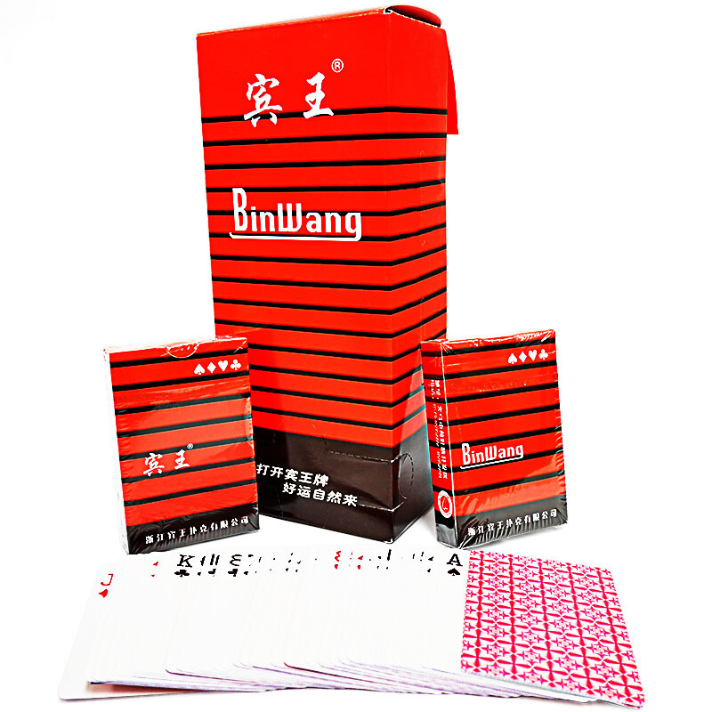 宾王浙江宾王扑克牌棋牌室成人娱乐纸牌1条12副装 2109一条(12副)