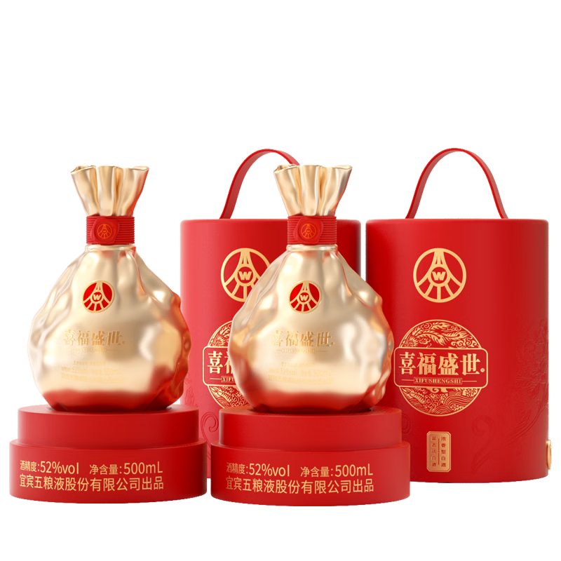 ����Һ ϲ��ʢ���۲ƽ��� 52�� Ũ���� 500ml 2ƿ 529Ԫ