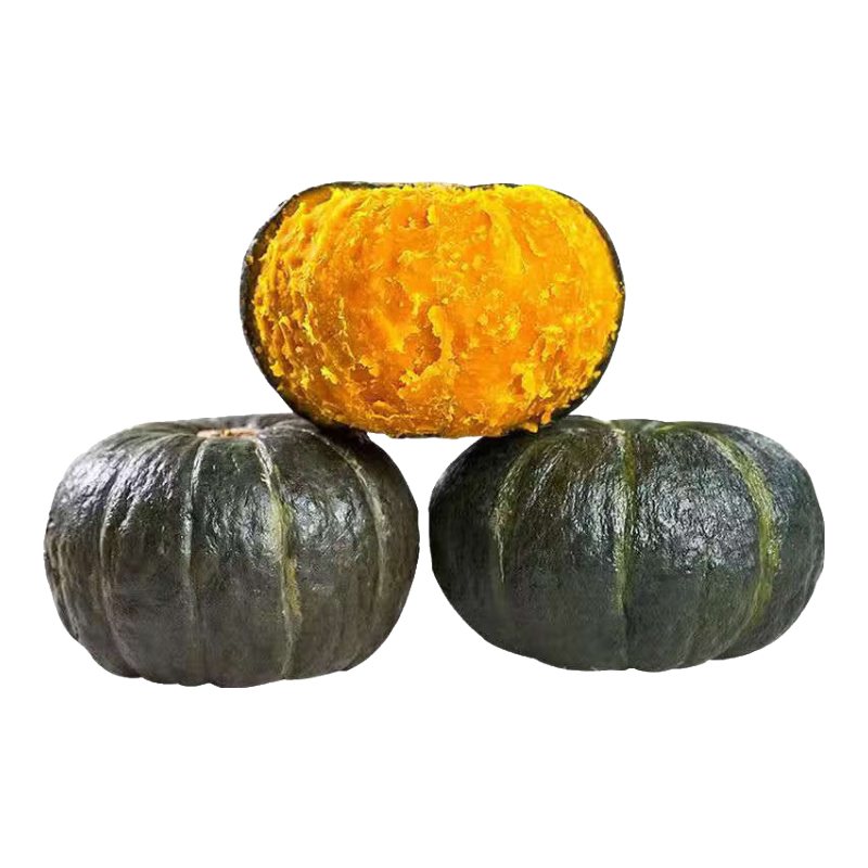 正宗贝贝南瓜老南瓜甜糯贝贝小南瓜宝宝辅食新鲜南瓜蔬菜生鲜 贝贝南瓜小果 1斤 带箱