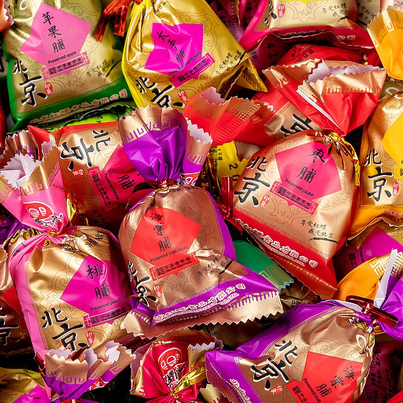 紅螺桃脯 1000g/桶裝 蘋果脯棗脯果脯多口味蜜餞果干零食獨立包裝 混合口味1000g(約32包)