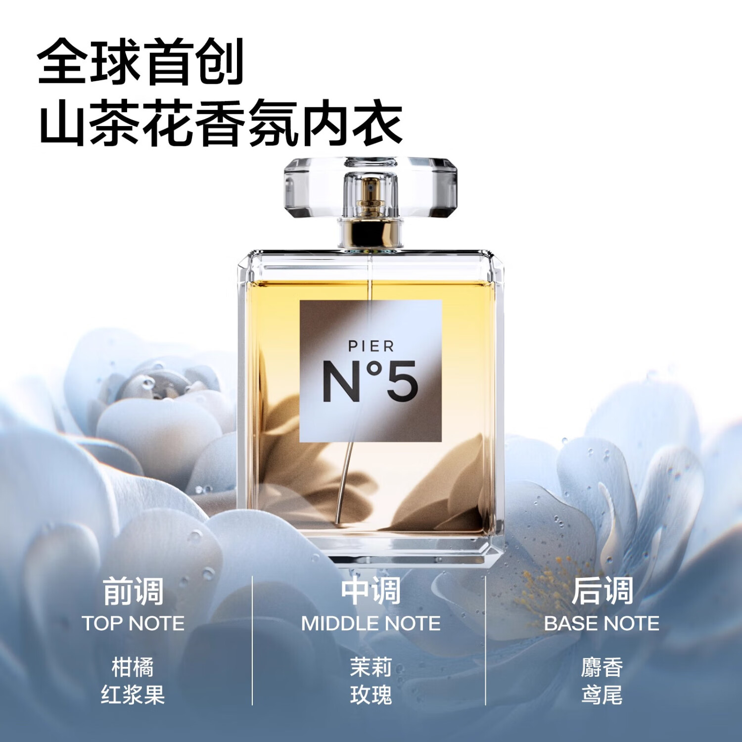 草本初色内衣女无痕舒适透气聚拢小胸无钢圈山茶花香氛防下垂文胸罩女 晴空蓝+梦境黑 【两件更划算】 S （建议70-90斤）