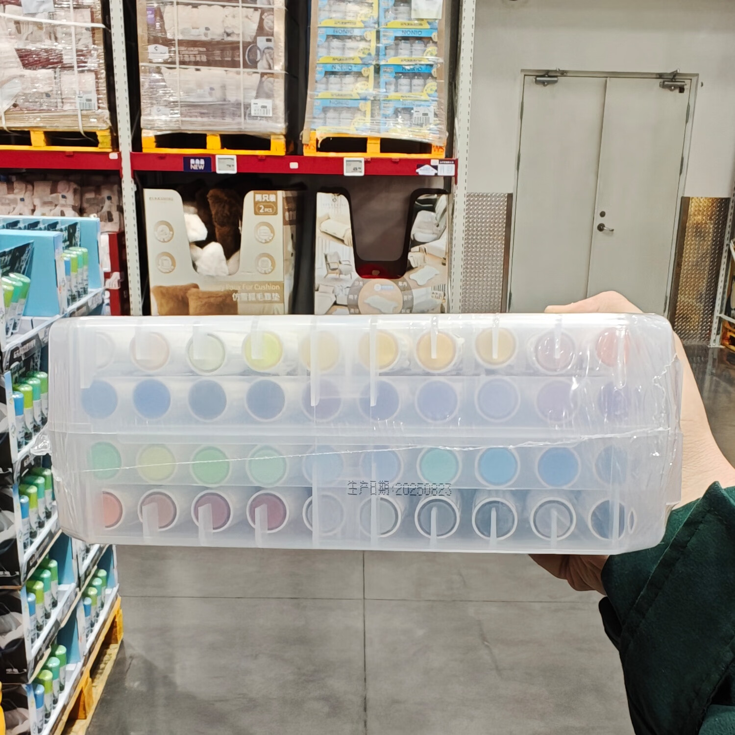 得力山姆代购 得力双头丙烯马克笔80色水性墨水无异味软头笔不易掉色 得力 双头丙烯马克笔80色 山姆采购（正品保证）