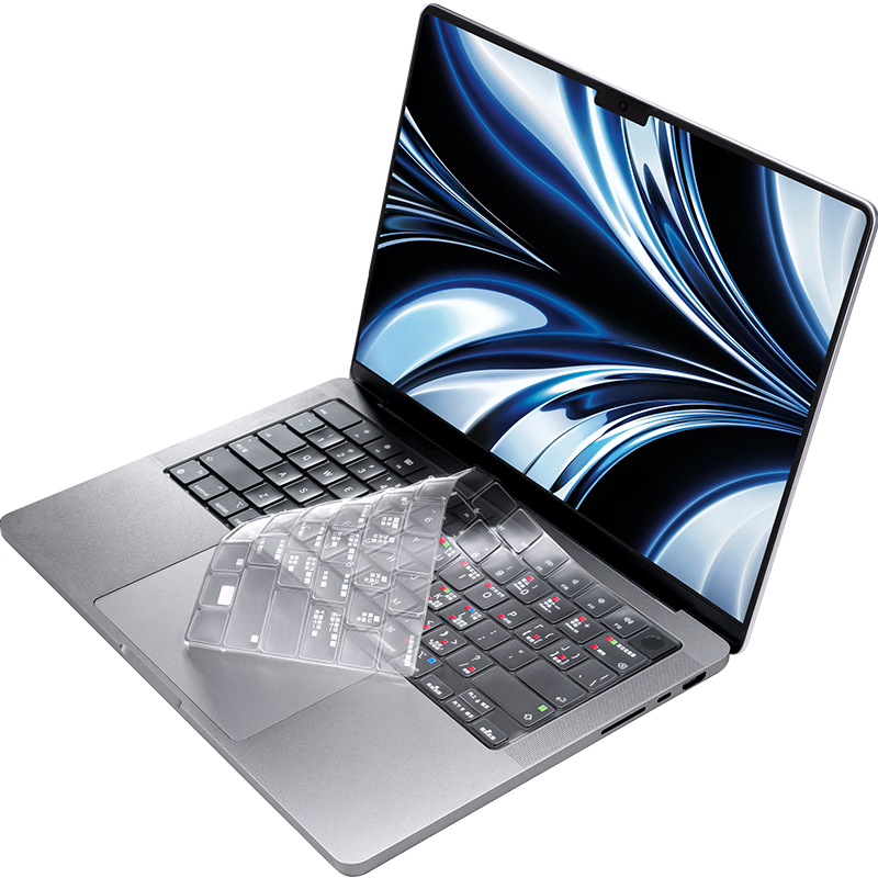 藍(lán)盛 2022/2024款蘋果MacBook Air13.6英寸鍵盤膜M2芯片A2681快捷鍵功能保護(hù)膜適用M3芯片A3113
