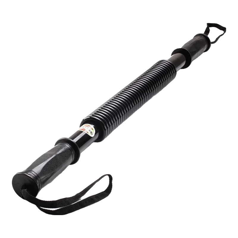【高强度碳钢】臂力棒男士弹簧臂力器练手臂力量握力胸肌训练健身 经典黑色 40kg