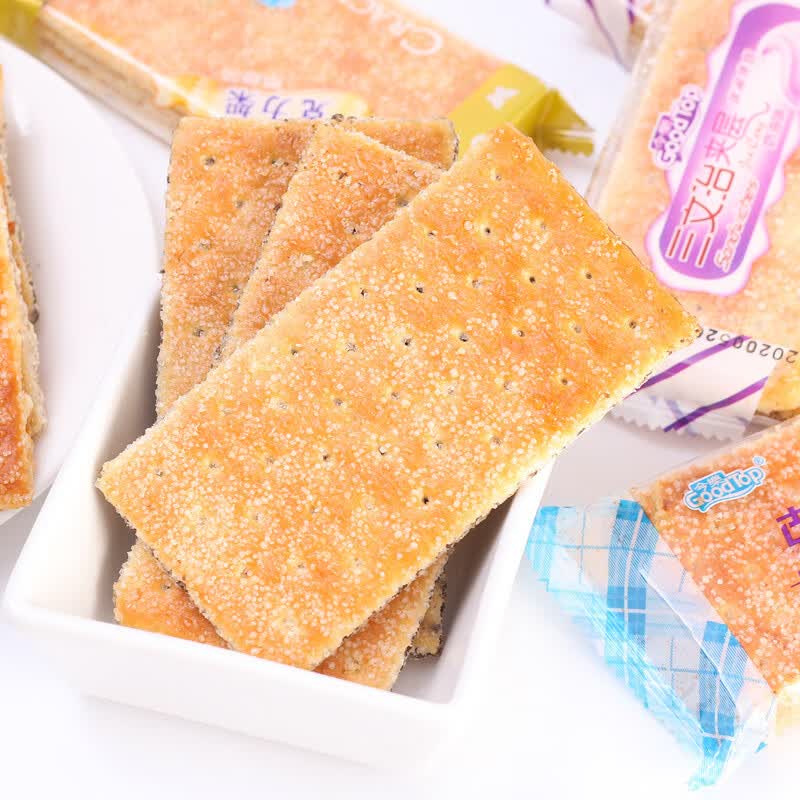 克力架夹心饼干 干零食散装多口味三文治夹层酥性饼干 干美味 克力架(牛奶味)*1斤
