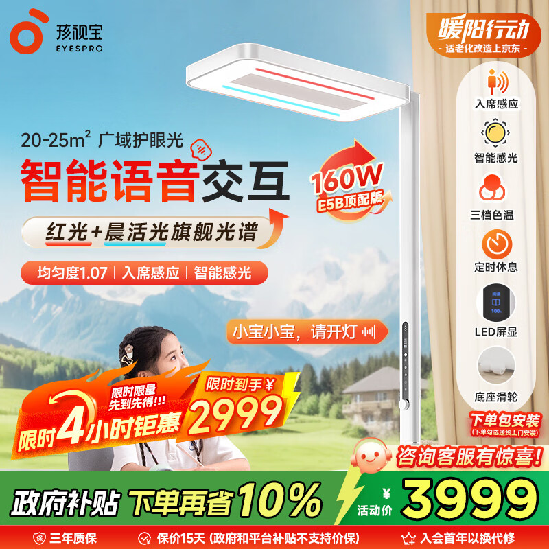 孩视灯家用落地大路灯E5-160W-R