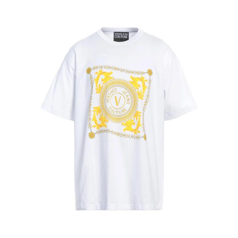 范思哲(versace)七夕礼物 男士t恤 white xl int