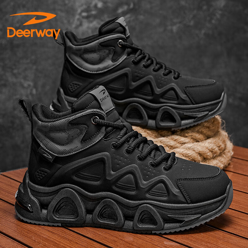 �¶��ݣ�DEERWAY���ϵ�Ь��Ь2025�ﶬ��Ь����ʿ�߰�ʱ�к�������˶�Ь�ڻ�41