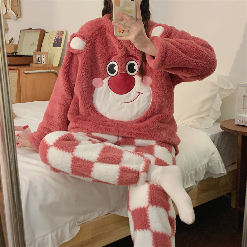 ���ܻ��ﶬ��ɺ����˯��Ů�¿ů�Ӻ���޷����޼Ҿӷ���ͷ���⴩��װ CKE-K89316A M 84.54Ԫ