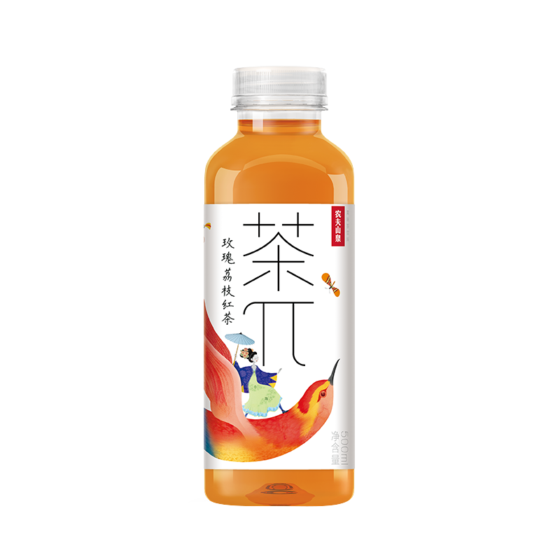 NONGFU SPRING 农夫山泉 茶π 茶类饮料组合装 混合口味 500ml*5瓶