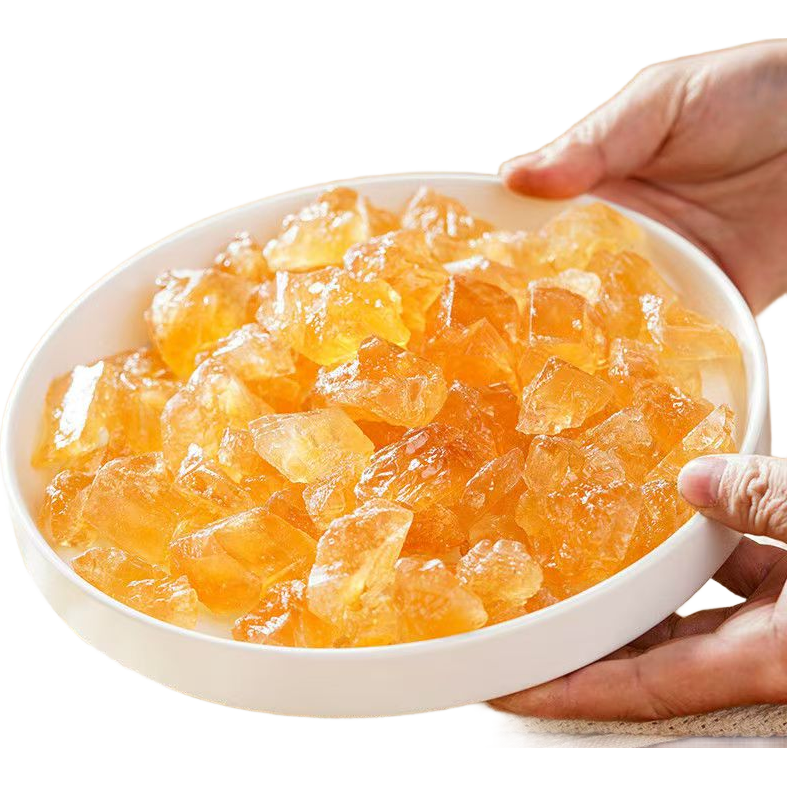 云南古法黄冰糖老冰糖土冰糖黑糖块甘蔗多晶冰糖家用煲汤滋补 云南古法黄冰糖400g/袋 1袋