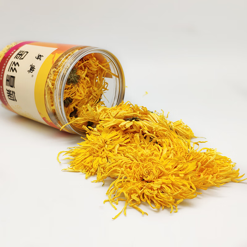 芽典 黄菊 金丝皇菊菊花茶 一朵一杯 精品罐装25克*1罐