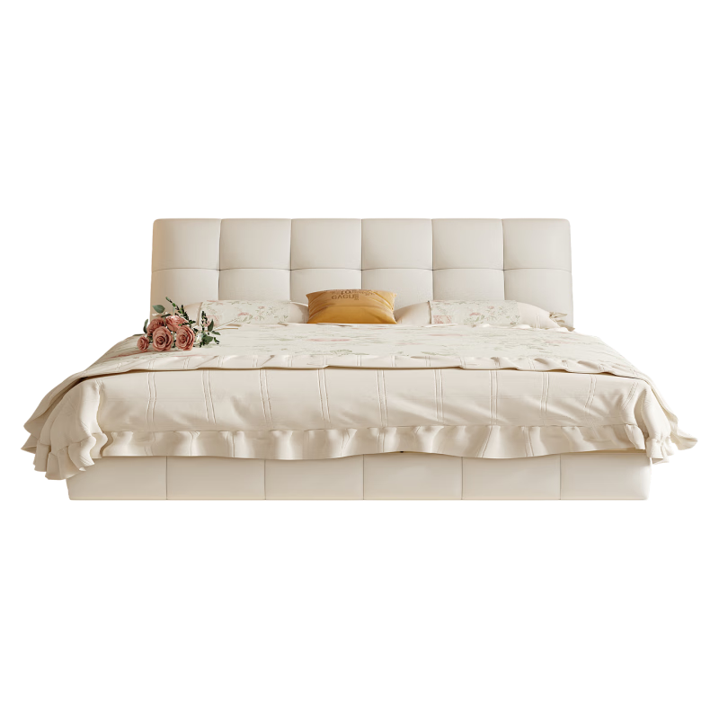 ���ڲ�����ŷ�ǻʳ��� ��ʽ���ͷ��������ƶ���ܽ�� �ִ���Լ��Ƥ������˫�˻鴲 ��������������ľ���) 1.8*2m���ݻ���ح���ƽṹ��10CM��ľ�ŹǼ� 1689.8Ԫ(������)