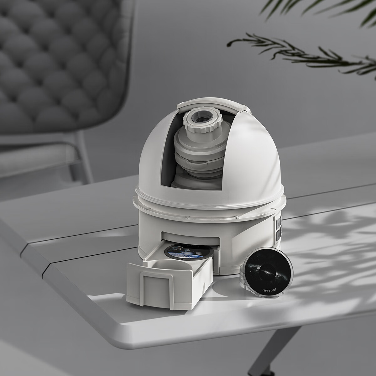 富缘天文望蓝牙音响小夜灯播放器桌面小音箱儿童礼物氛围灯助眠小音响 星空投影灯音响宇宙配12片菲林片插电蓝牙款