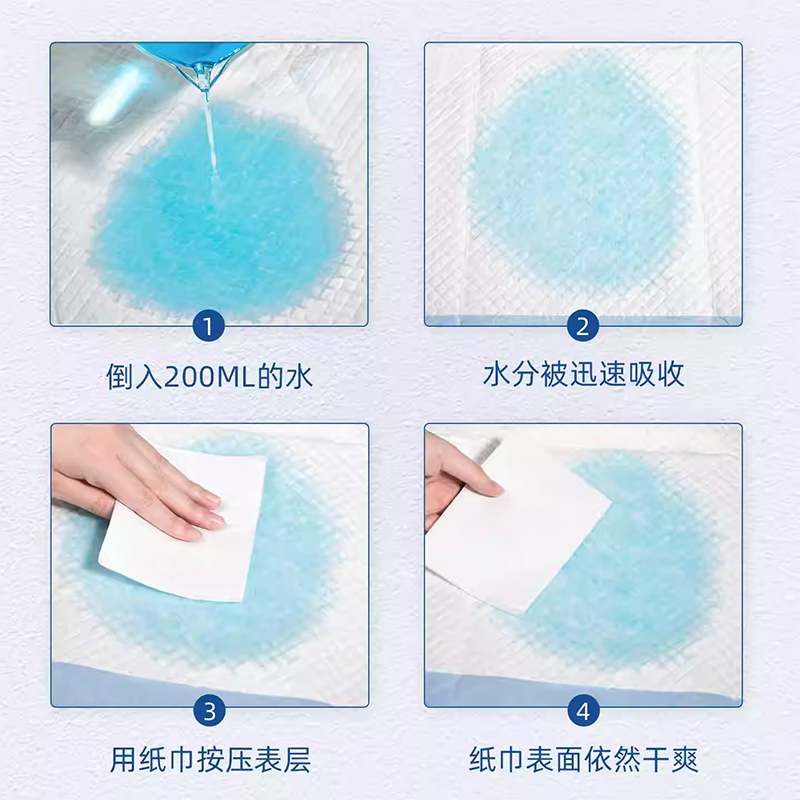 蛤利卫士成人医用护理垫老人护理垫60*90cm孕妇产褥垫 一次性卧床隔尿垫 加厚型护理垫5包