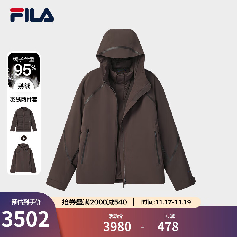 FILA ��ֹٷ���ʿ���޷�������2025���¿�ʱ�����б�ů��ñ���� ���ܺ�-BN L 175/96A/L 3079Ԫ