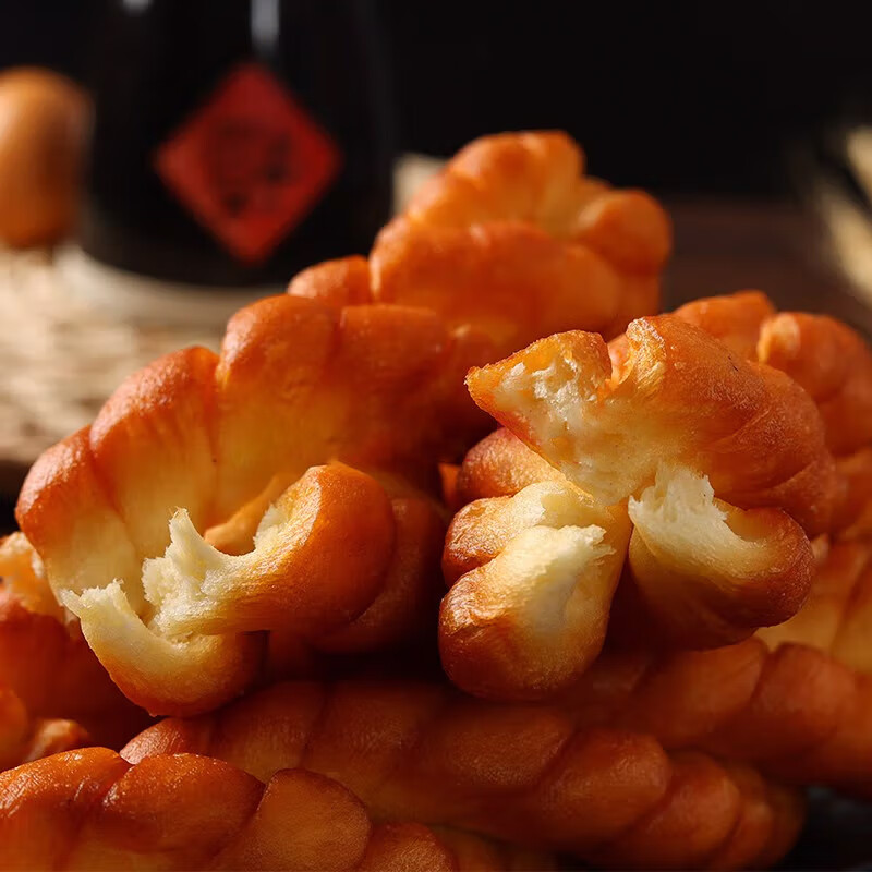 果丰故香老式手工麻花香酥独立包装休闲解馋充饥零食网红麻花 老式手工麻花120g*5