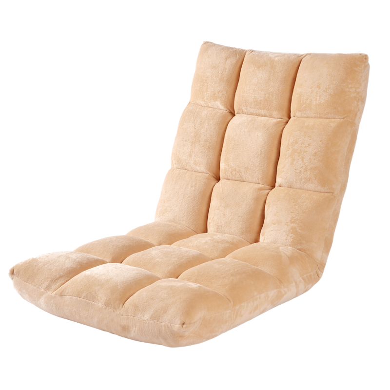 生活乐章 电脑沙发床上懒人椅折叠躺椅简易沙发 果绿色