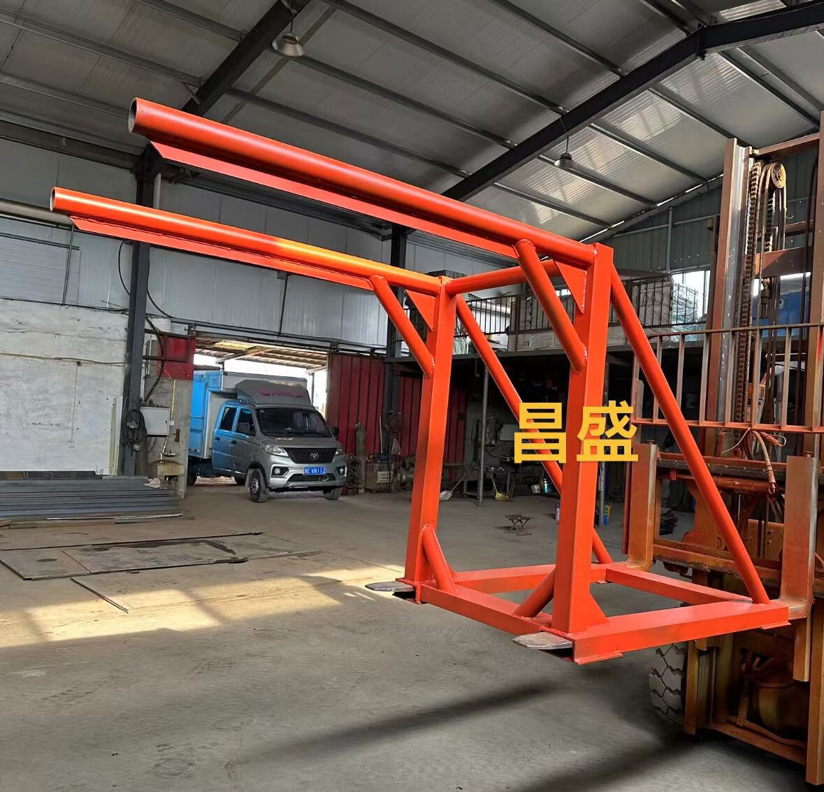 语森忆叉车加高增高臂起重叉车吊臂改装装卸吨包吨袋改装叉车架子吨包