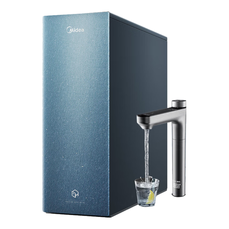 美的（Midea）净水器家用加热直饮一体机星河真沸腾2.0反渗透RO厨下式净饮机大通量0阻垢剂厨房专用台下用过滤器 【升级星河真沸腾2.0】流速龙头升级
