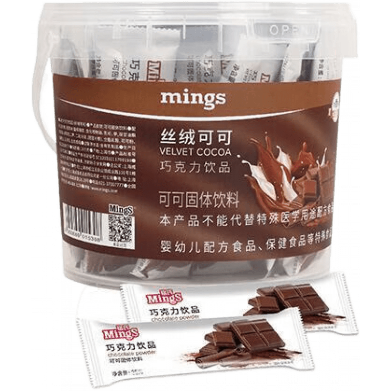 銘氏（Ming's）Mings可可粉 700g/桶沖飲速溶熱巧克力粉袋裝朱古力粉奶茶 巧克力飲品(新老包裝交替發(fā)貨中)