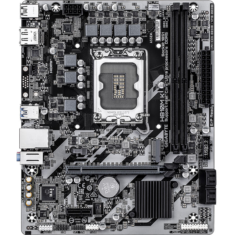 技嘉 超耐久H810M K DDR5 图 6