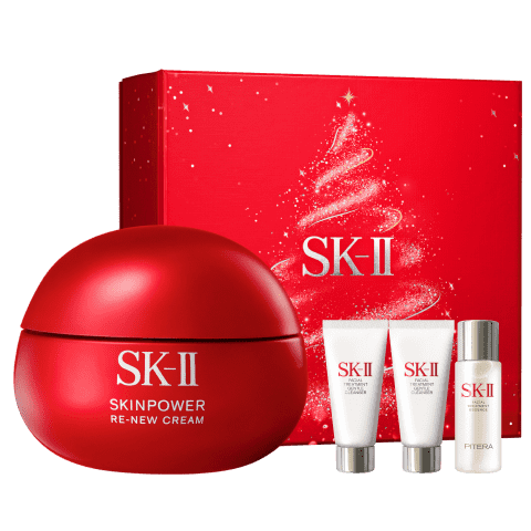 SK-II大红瓶面霜50g乳液抗老护肤品套装礼盒sk2化妆品生日圣诞礼物女