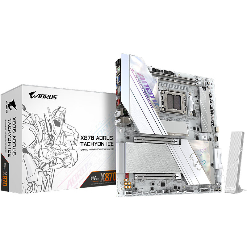 技嘉 冰雕X870 AORUS TACHYON ICE WIFI7钛DDR5 图 5