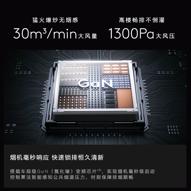 COLMO黑珍珠油烟机C3 AIR 全隐超薄平嵌 家用厨房 静压抽油烟机