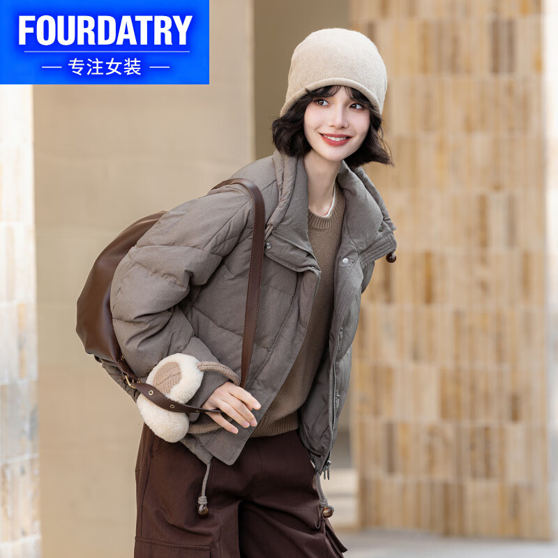 FOURDATRY2025�궬���¿��Ů�̿�ƽ�����޷�����90Ѽ�޸�Ʒ��892F12Ů ��Ҭɫ L (120-150��)