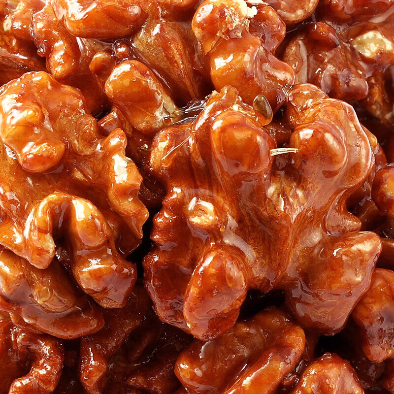 味滋源琥珀核桃仁 孕妇儿童零食小吃核桃仁坚果仁 炒货干果仁休闲零食 500g*1罐